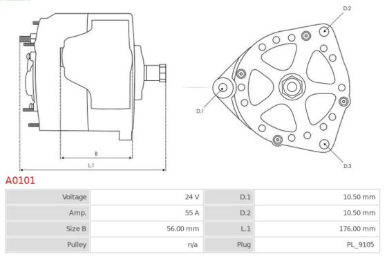 Alternator Steyr WD 612 WD 815 WD 615