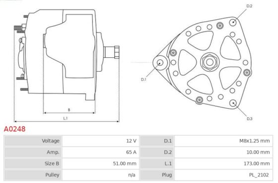 ALTERNATOR THERMO KING SB III SUPER