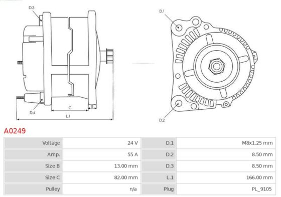 ALTERNATOR CATERPILLAR JCB VOLVO