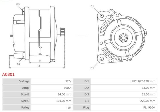 ALTERNATOR MERCEDES 2.2 CDI