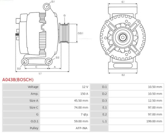 A0438(BOSCH) AS