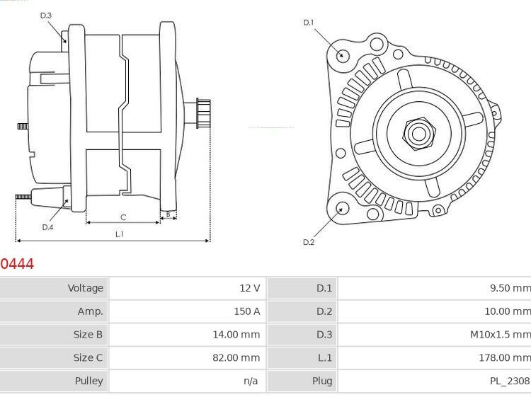 ALTERNATOR AUDI RS6