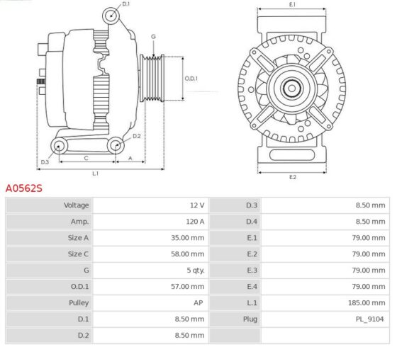 Croma 2.2 16V [194A1.000] 01.2005-12.2011