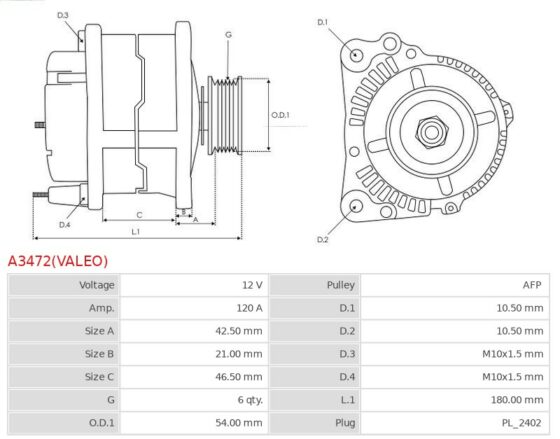 A3472(VALEO) AS