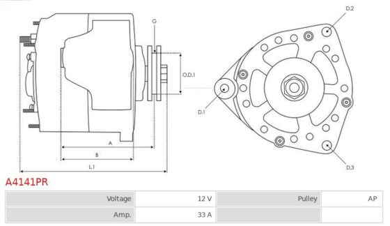 Alternator FIAT 126 0.6 600