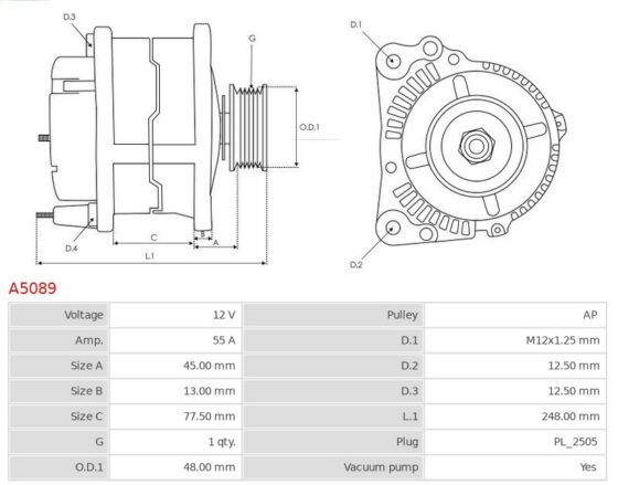 Fuso, Various Models [4D30-12V]