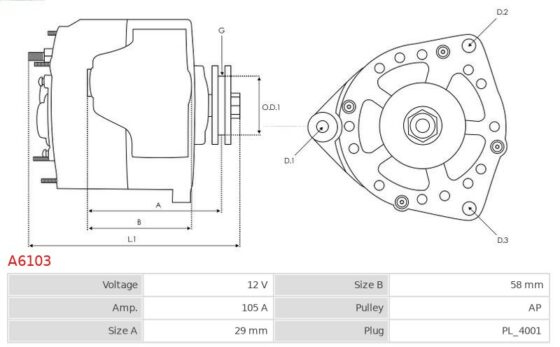 ALTERNATOR S2000 2.0 i