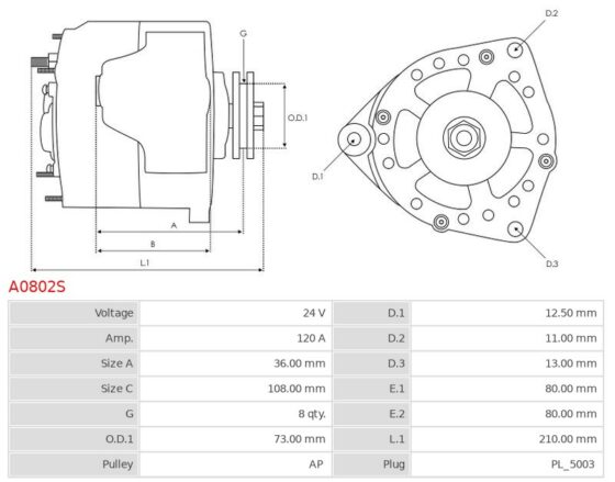 Brand new AS-PL Alternator