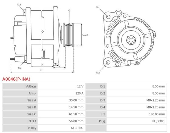 ALTERNATOR AUDI A4 A6 PASSAT SUPERB 1,9 1.9 TDI !!