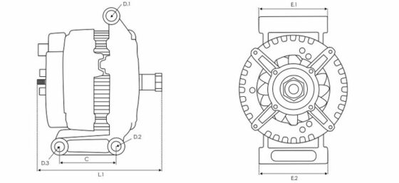 Remanufactured AS-PL Alternator