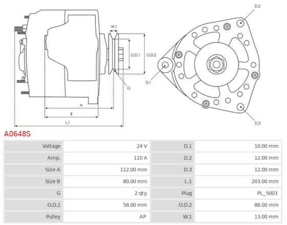 Brand new AS-PL Alternator