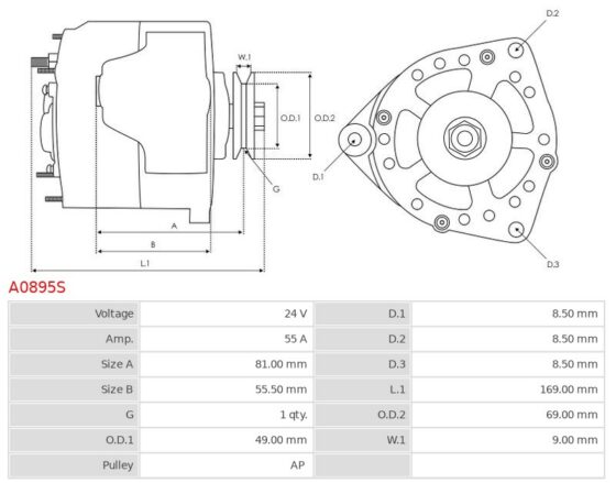 Brand new AS-PL Alternator