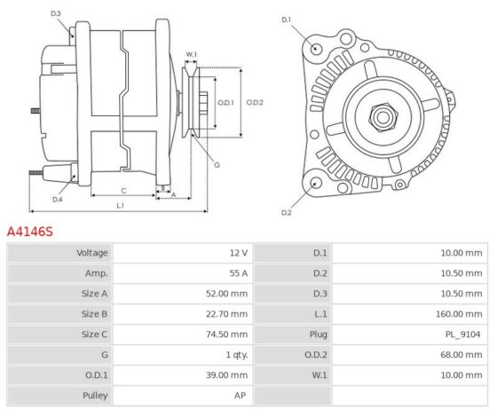 Brand new AS-PL Alternator