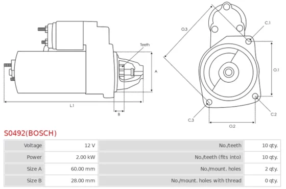 S0492(BOSCH) AS