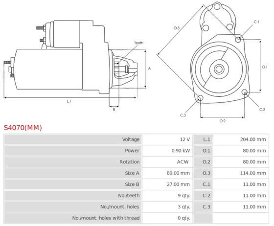 S4070(MM) AS