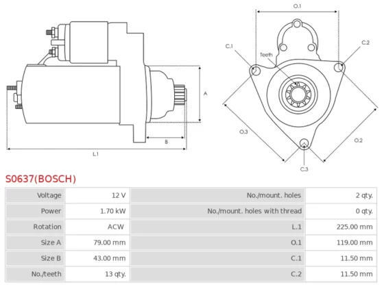 S0637(BOSCH) AS