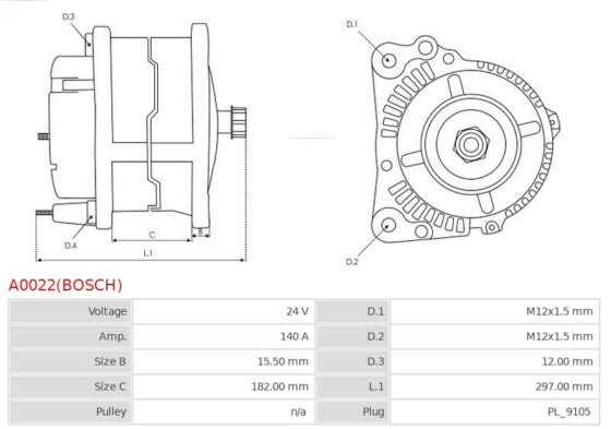 Alternator 10.223 6.9  10.223 LAEC 6.9  10.223 LC 6.9  10.223 LK 6.9  10.223 LLC 6.9 