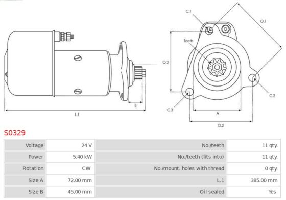 Rozrusznik Engine 13.7  Engine 9.2 [BF6M716]  [F6M716]  [F4M716]