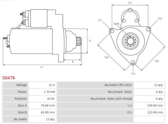 Rozrusznik  AUDI A3 1.2 TFSI 1.4 TFSI 1.8 TFSI