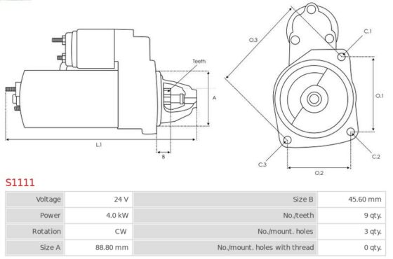 Rozrusznik Engine [OM364]  [OM366]