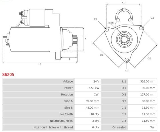 Rozrusznik Various Models 5.9  D39EX-21  D39PX-21  Engine  Engine 6.5  PC220LC  PC220