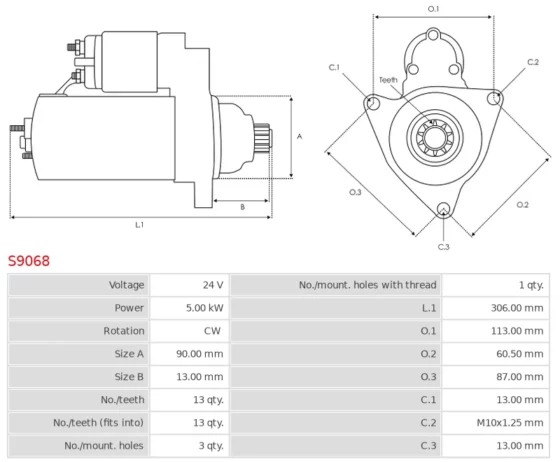 Rozrusznik Engine [4HK1]