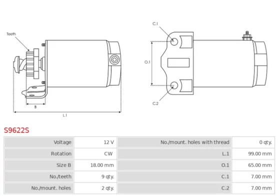 Rozrusznik YAMAHA BWs 100 CatCon.; BWs 50 Bump CatCon.; BWs 50 Ng; BWs 50 Ng CatCon.;